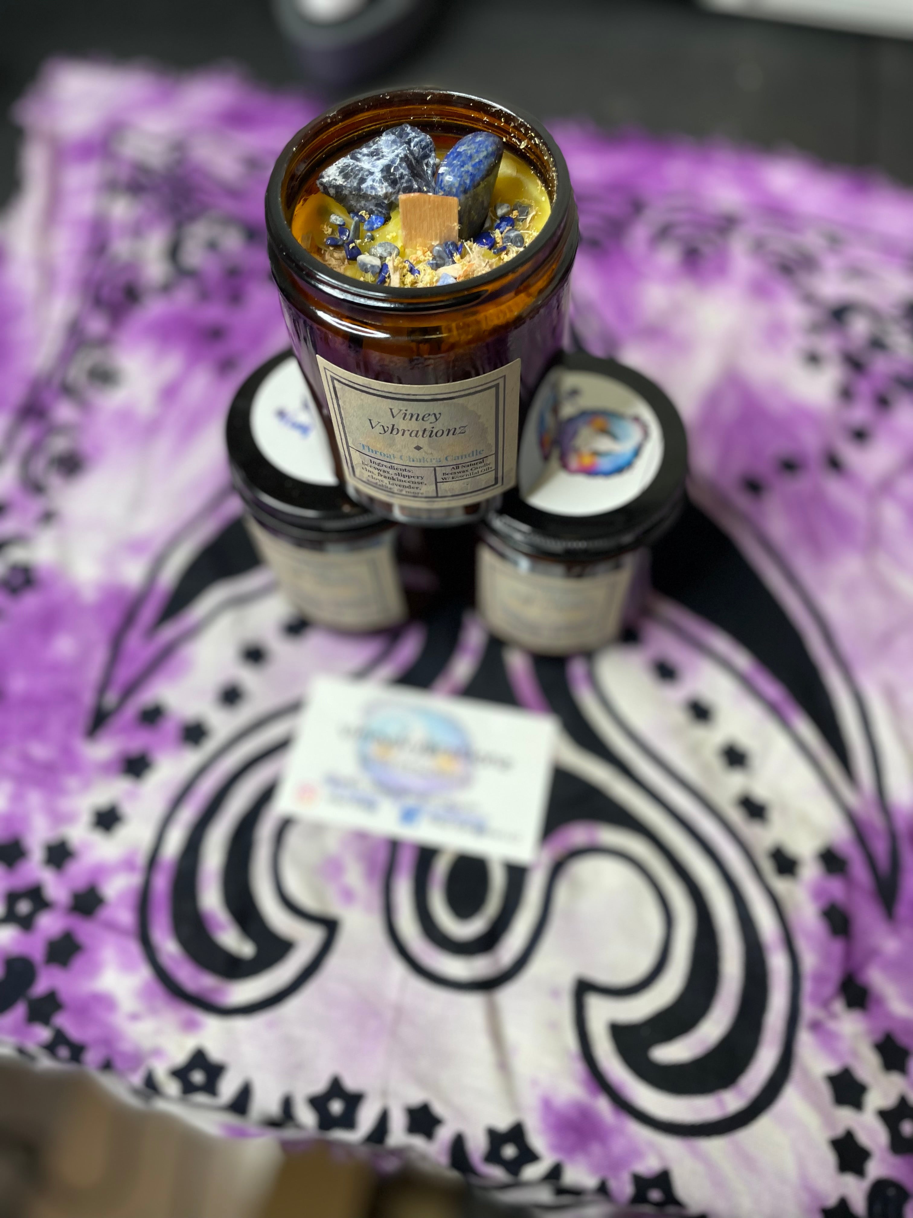 Throat Chakra Candle